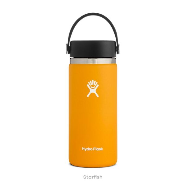 hydro flask 16oz 寬口海星橘