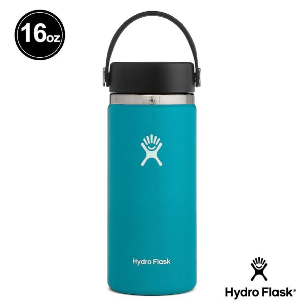 hydro flask 16oz 寬口湖水藍