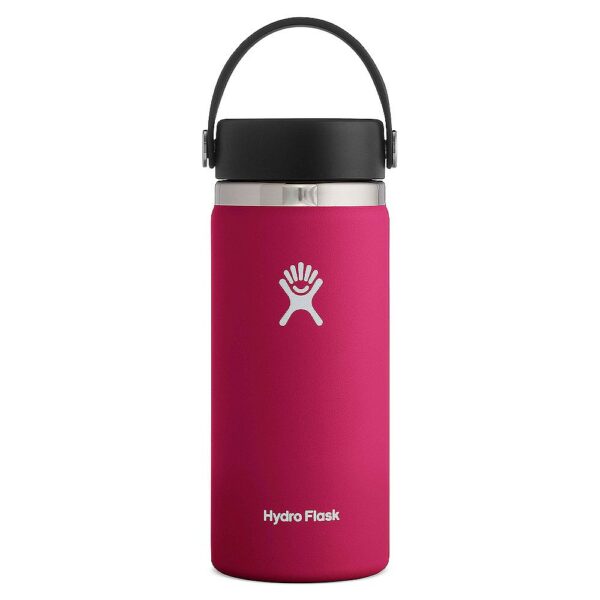 hydro flask 16oz 寬口酒紅色