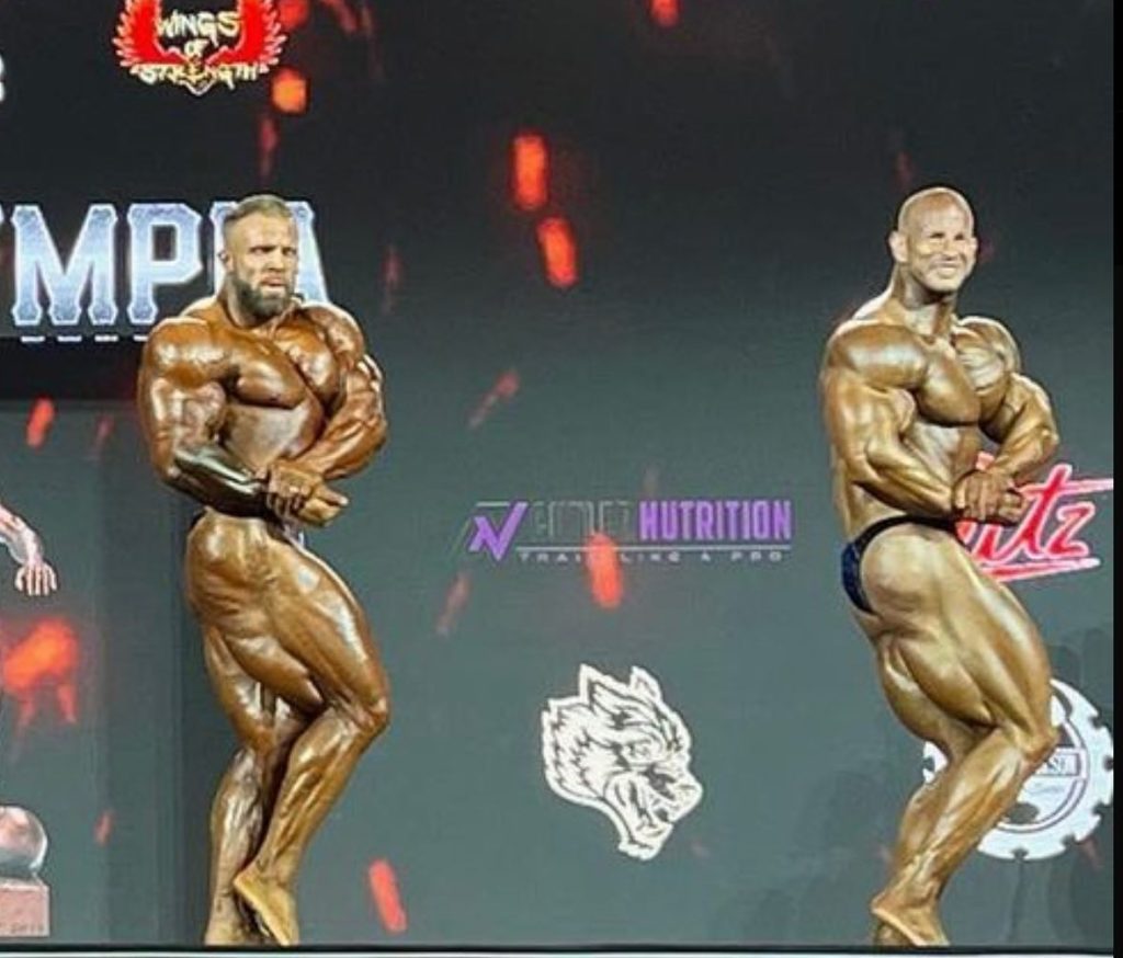 Mr.Olympia 2022:MIchal Krizanec and Iain Valliere