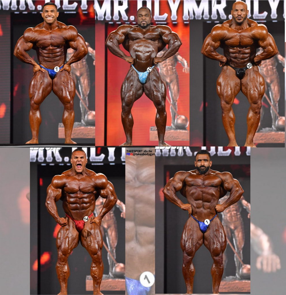 Mr.Olympia 2022 前五名