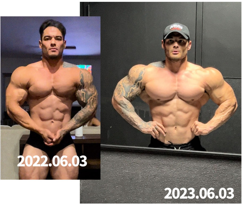 Jeremy-Buendia-一年的對比，2023即將回歸奧賽舞台